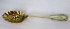 Gorham Chesterfield Sterling Silver Berry Spoon Gold Chased 60 Grams Not Scrap