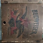 Pair Vintage Anheuser-busch Budweiser Centennial 1876-1976 Wooden Beer Crate Box