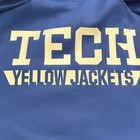Georgia Tech Adidas Pullover Hoodie Mens Medium Sweatshirt Yellow Jacket Stretch