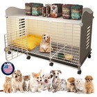 Dog Crate End Table Dog Kennel Indoor Dog House Pet Crate For Large medium Dog