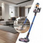 Home Office Cordless Stick Vacuum Cleaner 65kpa 550w 75min Runtime Rechargeable