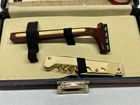 Vintage Men   s Travel Manicure Grooming Set Leather Case