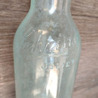 Fred Sehring Brewery Joliet Illinois Embossed Beer Bottle Blue Tint Glass Rare