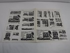 War Games Movie Mini Ad Sheet Vintage Promo Advertising Poster Clip Art   cut