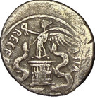 Ancient Roman Silver Coin  Augustus As Octavian Quinarius 27-14 Ad  Rare Coin