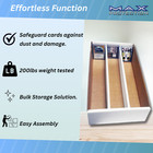  25  Max Protection Super Shoe Box Card Storage - Durable 3 Row Toploader Card