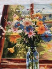 Handmade Completed Finished Cross Stitch Pieces 20  x 25  wall Art Decor Gift
