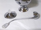 Lehman Bros Chrome Art Deco Punch Bowl Urn