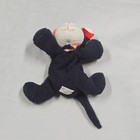 Russ Luv Pets Black Kitten Crispy Cat Toy Vintage Berrie Plush Tags Chamois Bean