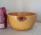 Hand Turned Italian Cypress Wood Bowl Artist Signed Stein 2023