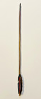 Original Native American Arrow   Metal Tip  Feathers  Sinew  Painted Design  e10
