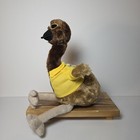 Limu Emu Plush Doug Liberty Mutual 15  Tall Yellow Shirt Sunglasses