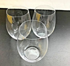 Riedel Stemless Wine Glass Tumbler 5  Tall Barware Set Of 3