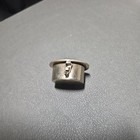 Vintage Mexican Alpaca Silver Abalone Shell Hinged Pill Trinket Box Mexico