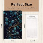 Server Book For Waitress leather Waitress Book Organizer With Zipper Pocket 