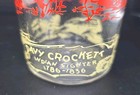 Vintage Davy Crockett Glass Red Tumbler Approx  Size  5-1 2  X 3 -1 4  U163 7