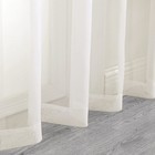 Ivory Curtains 108 Inches Extra Long 2 Panels Set  Rod Pocket Elegant Privacy   