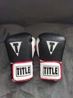 Title Boxing Gloves Gel Genuine Leather L xl 151 To 175 Ib