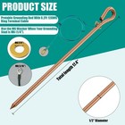 Generator Grounding Kit With 6ft Female Ground Cord grounding Rod For Copper