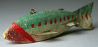 Vintage Old Minnesota   Slim Ripley   1930 s Fish Spearing Decoy  Folk Art Lure