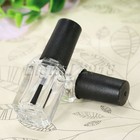 Sample Empty Mini Nail Polish Bottle Transparent Glass With Agitator Balls