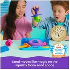   Squishmotion With 1lb Pink  Yellow   Blue Play Sand  Stamper   5 Tools  Sto   
