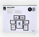 New Umbra Gallery Photo Frames 7 Piece Black 11x14  1   6x8 4    7x9 2 