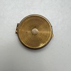Vintage Richard Hudnut Rouge Compact With Mirror   Puff Gold Tone  30s Cosmetics