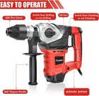 Aoben Rotary Hammer Drill With Vibration Control And Safety Clutch 13 Amp Heavy