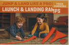 Hot Wheels Compatible Launch   Landing Ramps     Jump   Wide Set In Orange