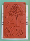 Branch Out Set Of 8 Unmounted Stampin Up Rubber Stamps Tree