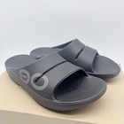 Oofos Ooahh Sport Slide Recovery Shoes Flip Flops Black Eu 41 Men Us 8 Wms Us 10