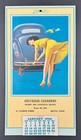 1946 Art Frahm Double Trouble Pin Up Calendar Seattle Wa Gilt Edge Cleaners
