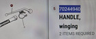 Allis Chalmers D21 160 170 175 180 185 190 210 220 3pt Winging Handle 70244940