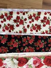 Timeless Treasures Roses  Fabric Lot 4 Yards 1 Of Each