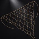 Women Headdress Squares Tassels Metal Hair Net Chain Jewelry Headwear