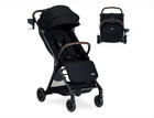 New Britax Juniper Compact Stroller Fastpack Rapidfold Cup Holder Raven Black