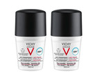 2 Pack-vichy Homme Rollon Deodorant Anti-perspirant 48h Trace Protection 50ml