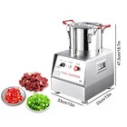 Commercial Food Processor 5 3 Quart Electric Vegetable Chopper Meat Grind Us