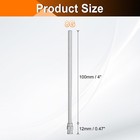 10pcs Dispensing Needle 8g 4  Stainless Steel Blunt Tip For Refilling Glue