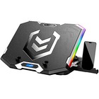  Gaming Laptop Cooling Pad 15-17 3 Inch  Laptop Fan With 6 Rgb Cooling 6 Fans