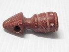 Vintage   Antique Woodlands Red Stone Mic Mac Pipe Bowl Old   Mint  