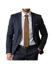 Mens Tie Set Solid Paisley Silk Striped Necktie For Men With Cufflinks Tie