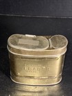 Antique 1923 Leader Carbide Miner   s Pocket Tin Mining Flask