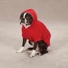 Zack   Zoey Fleece-lined Dog Cotton Blend Apparel Hoodie X-large Red