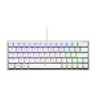 Cooler Master Sk620 Wired Mechanical Low Profile Gaming Keyboard Silver White