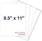 White Cardstock 8 5 X 11 Cover Cardstock Paper 85lb Heavy Card Stock For Printer