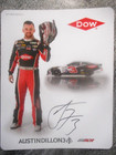 Austin Dillon Signed 2016  3 Dow Rcr Chevy Le 1 Of 3 Nascar 8x10 Hero Card
