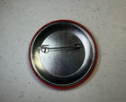 Be A Beatle Booster Fan Club Red White George Ringo Paul John Button Pin  2 1 4 