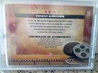 Ernest Borgnine 2007 Donruss Americana Piece Of Shirt Card   068 100 Coa